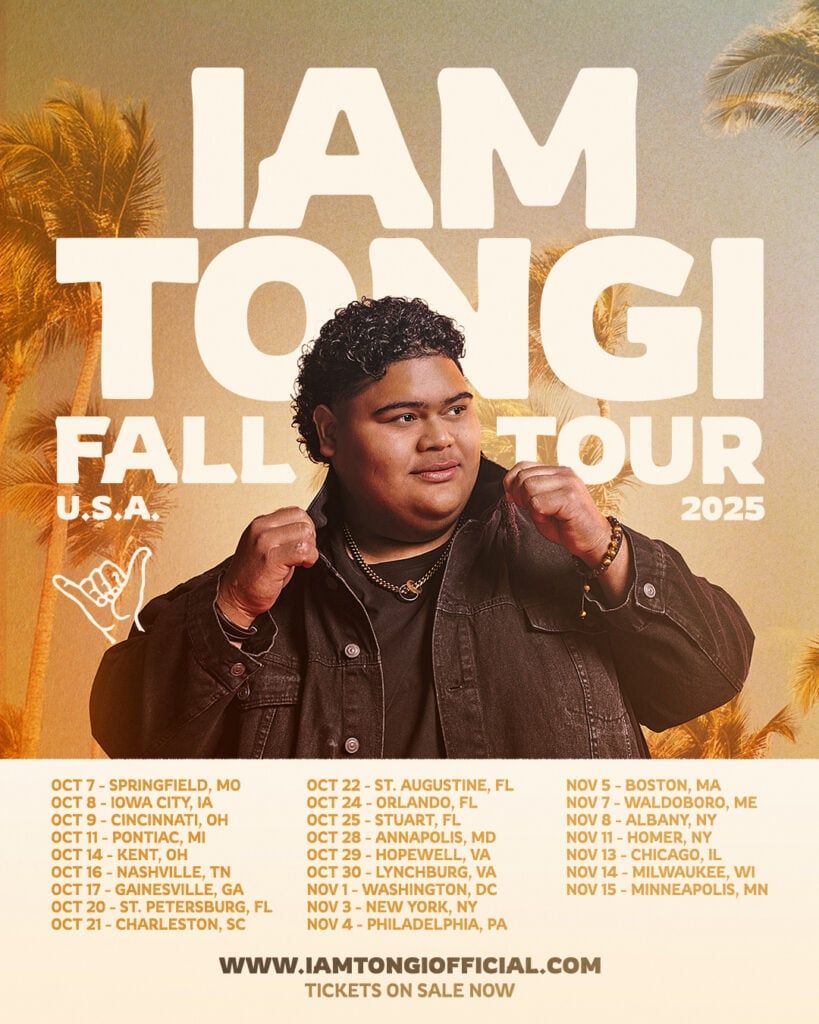 Iam Tongi, 3 November | Event in Ardmore | AllEvents