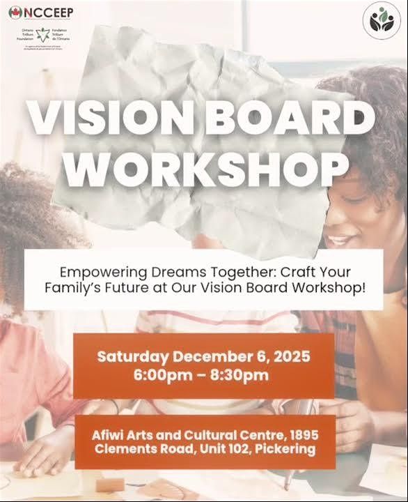 Goal Getters: Family Vision Board Workshop, 6 December | Event in Pickering | AllEvents