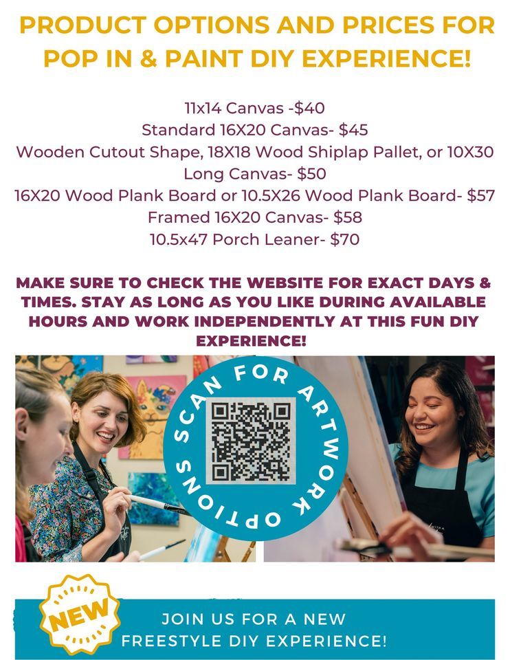 NEW DIY PopIn & Paint Experience!, Painting with a Twist (Lexington