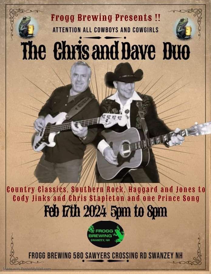 Music with The Chris and Dave Duo Frogg Brewing, Frogg Brewing