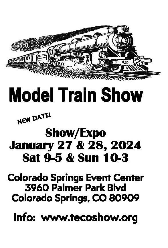 TECO Model Train Show, Colorado Springs Event Center, 27 January 2024 AllEvents.in