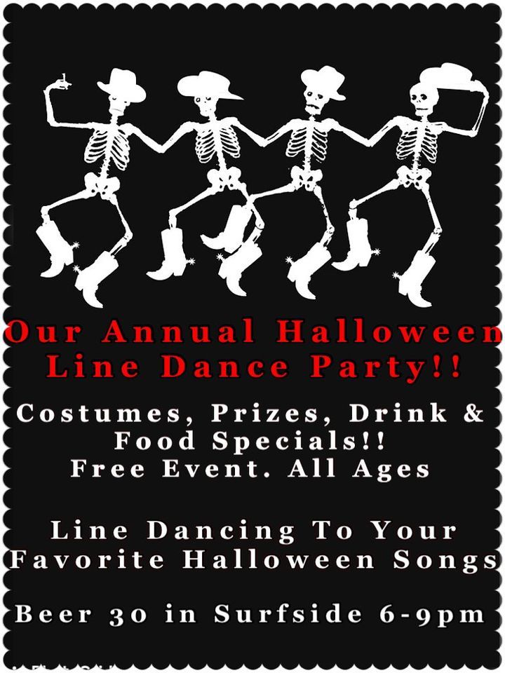 Our Annual Halloween Line Dance Party!, The Original Beer 30 Bar
