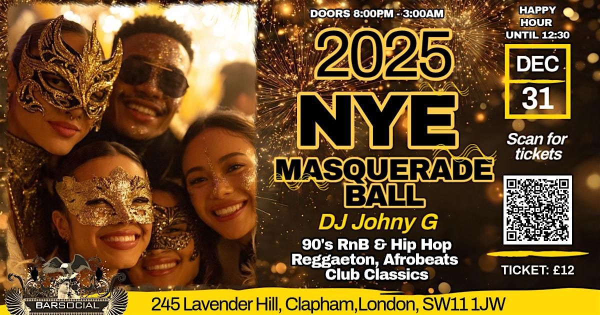 NYE MASQUERADE BALL 2025, 31 December | Event in London | AllEvents