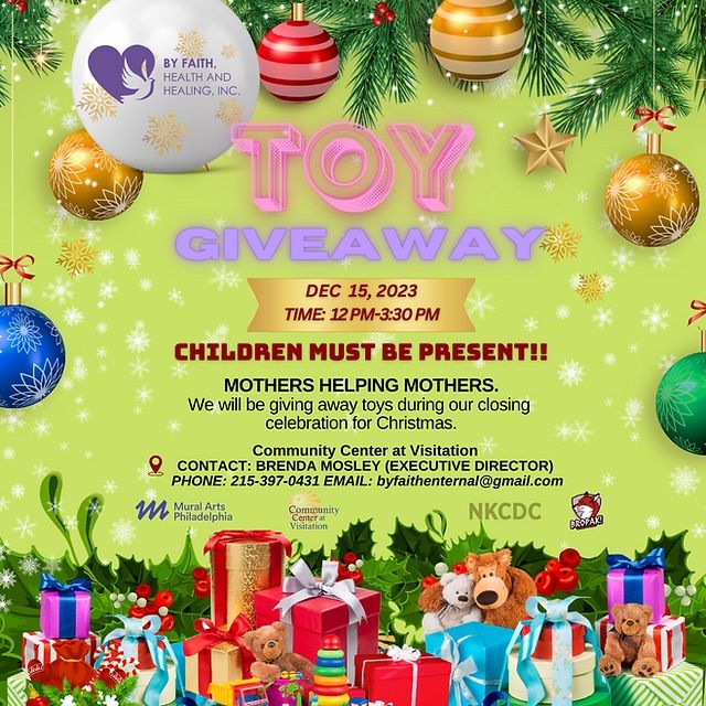 Christmas Toy Giveaway!, Community Center at Visitation, Philadelphia