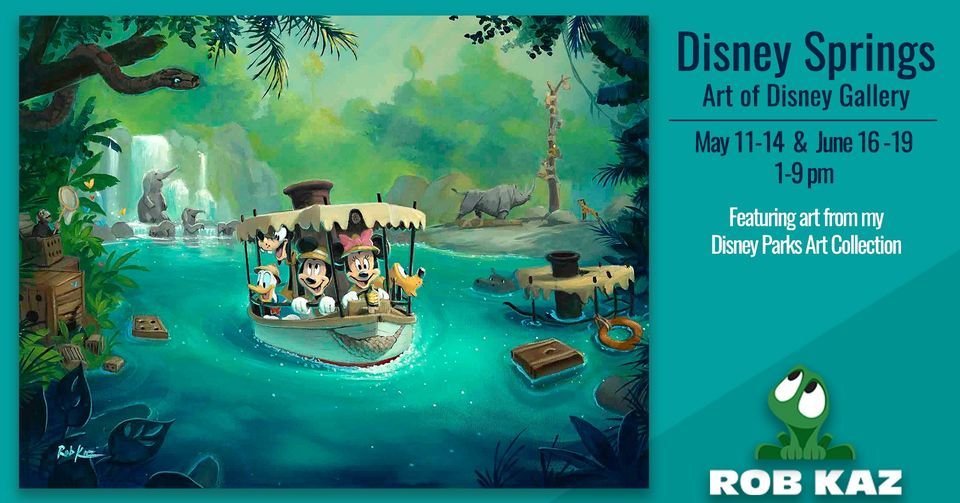 Rob Kaz at Disney Springs, Disney Springs, Intercession City, June 19