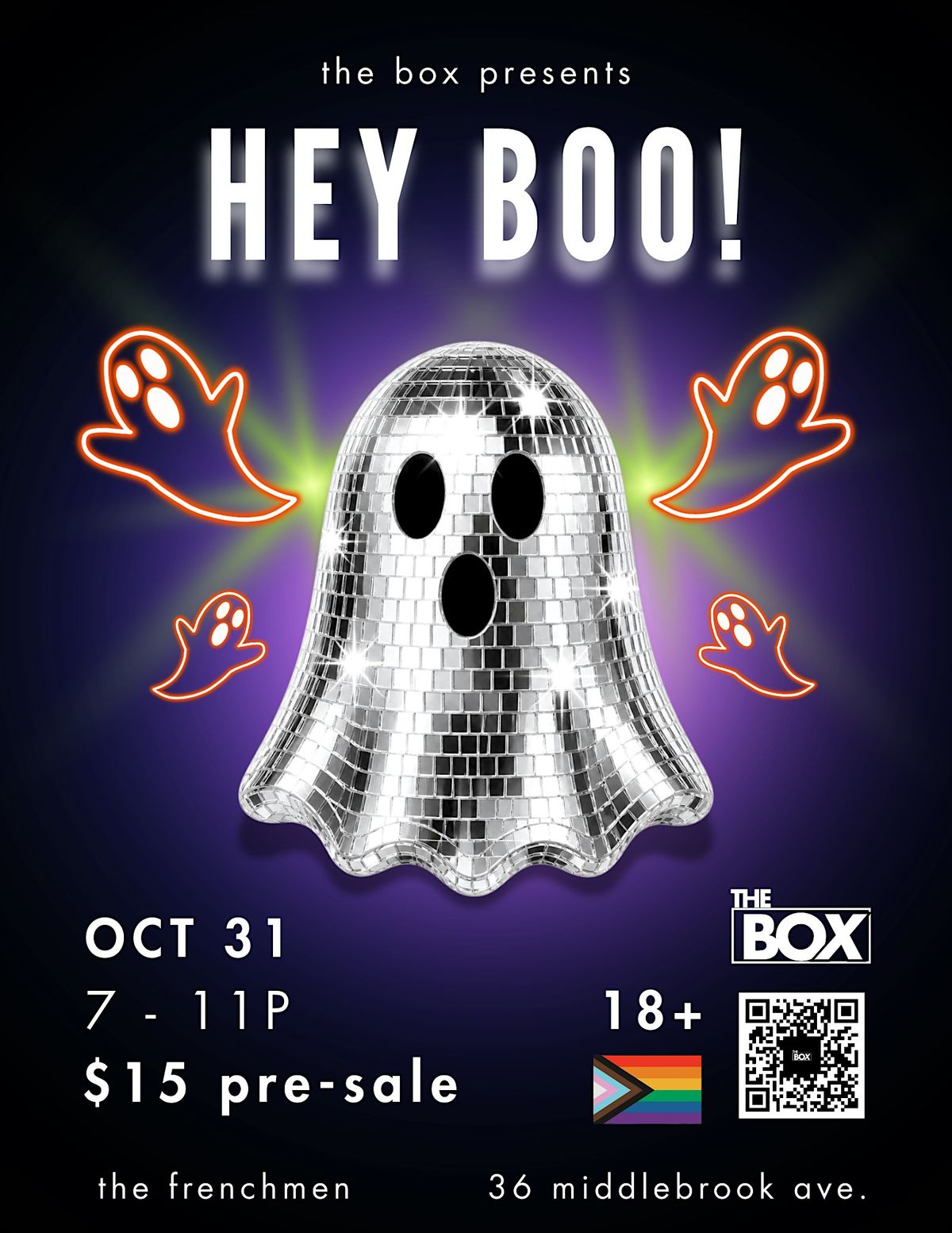 THE BOX PRESENTS: HEY BOO!, The Frenchmen, Staunton, 31 October 2026 ...