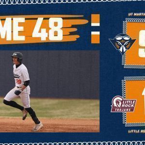 Parking UT Martin Skyhawks at Little Rock Trojans Mens Basketball