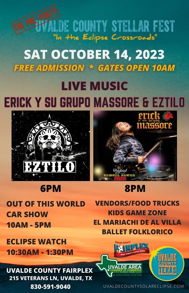 Uvalde County Stellar Fest The PreParty, Uvalde County Fairplex, 14