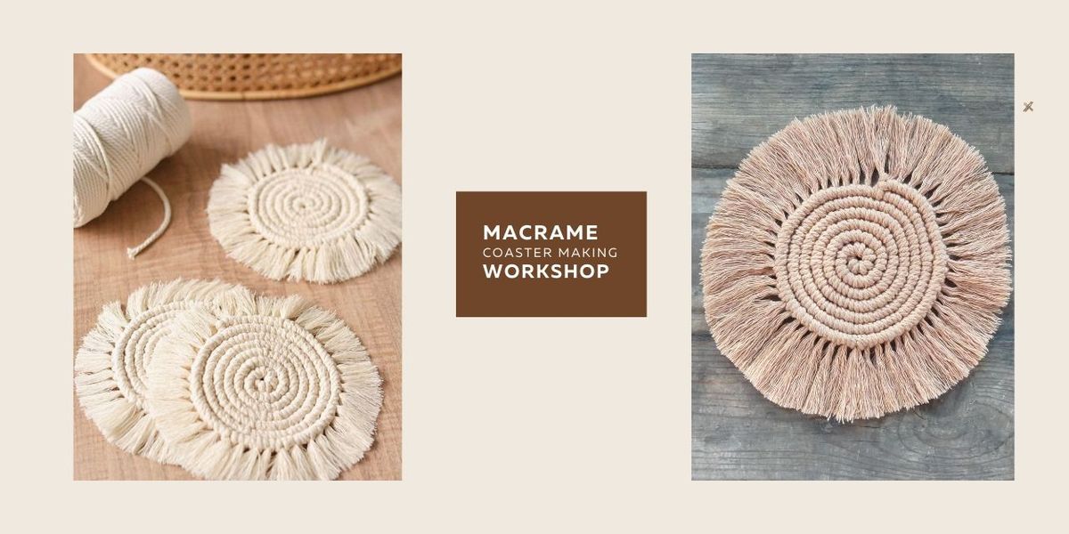 Macrame Coaster making, 30 November | Event in Hyderabad | AllEvents
