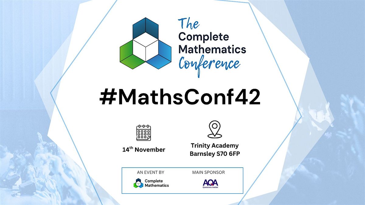 November Math Calender #MathsConf42 - A Complete Mathematics Event, Trinity Academy St Edward ...