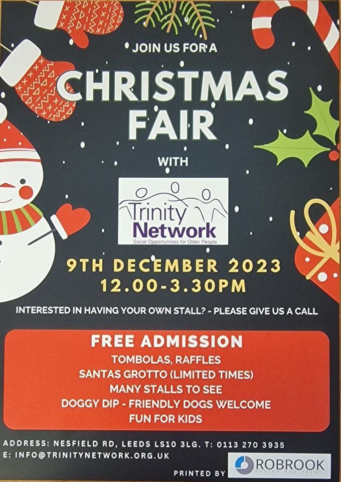 Trinity Network Christmas Fair., Trinity Network, Batley, December 9