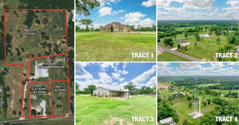 Auction Preview Multi Tract Auction Bryan, TX, 7813 Old Reliance Rd