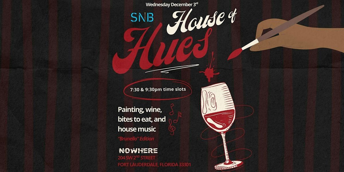 12/3 -  House of Hues Sip & Paint | Sky n Beyond, 3 December | Event in Fort Lauderdale | AllEvents