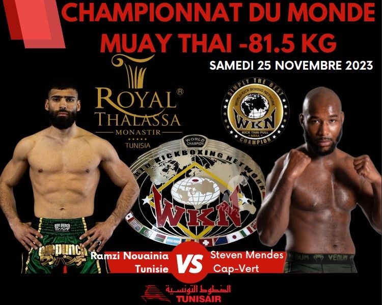 Championnat du Monde de muaythai (milourds), Royal Thalassa Monastir, Sousse