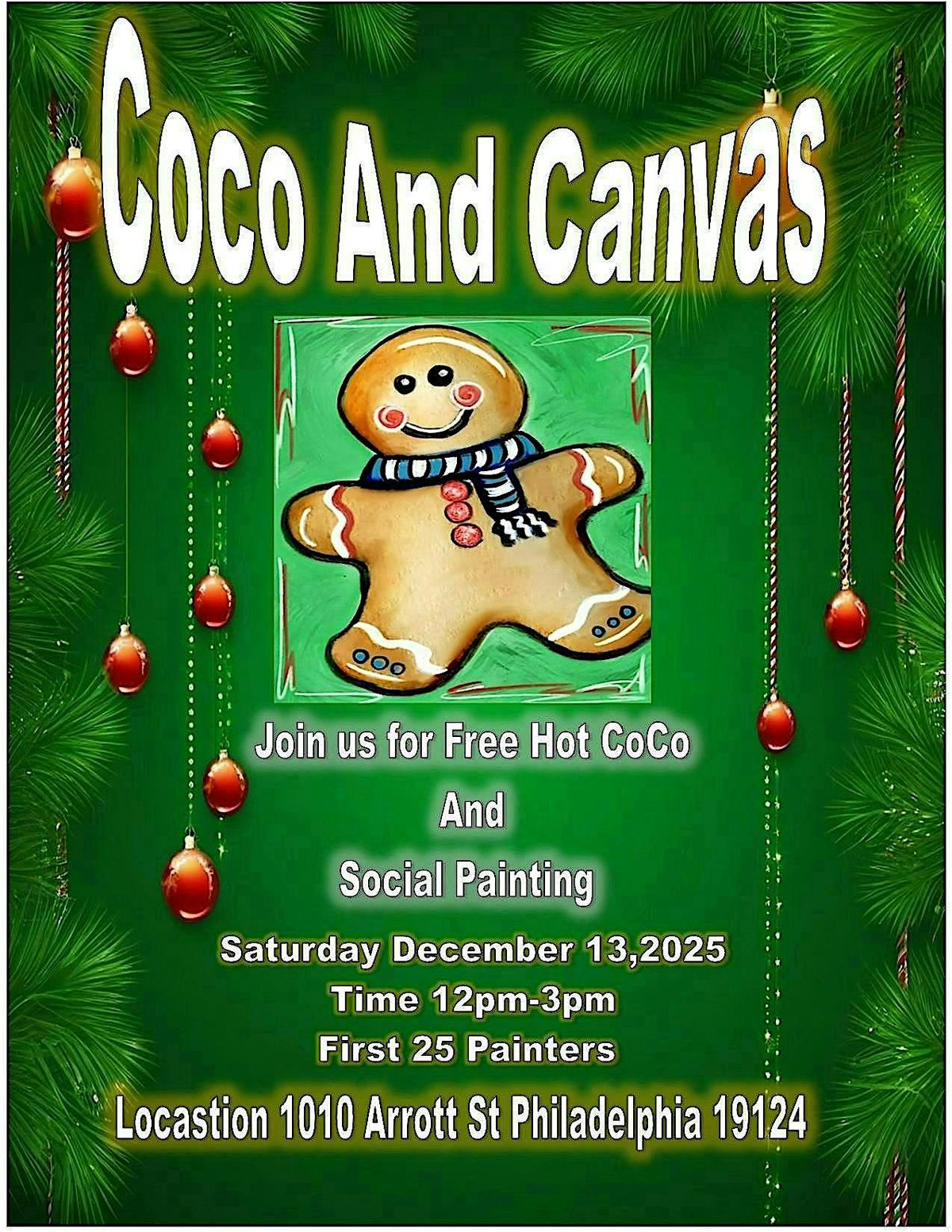 CoCo & Canvas, 13 December | Event in Philadelphia | AllEvents