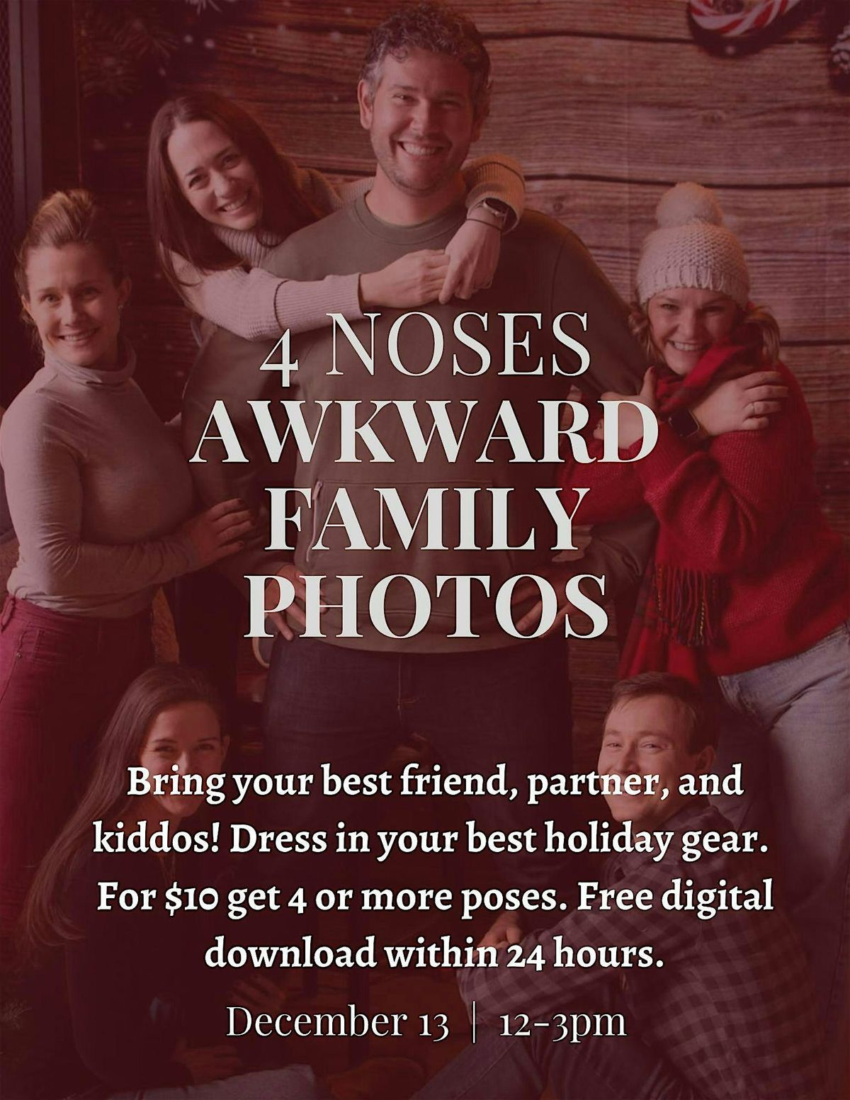 4Noses Brewery Awkward Family Photo Booth, 13 December | Event in Broomfield | AllEvents
