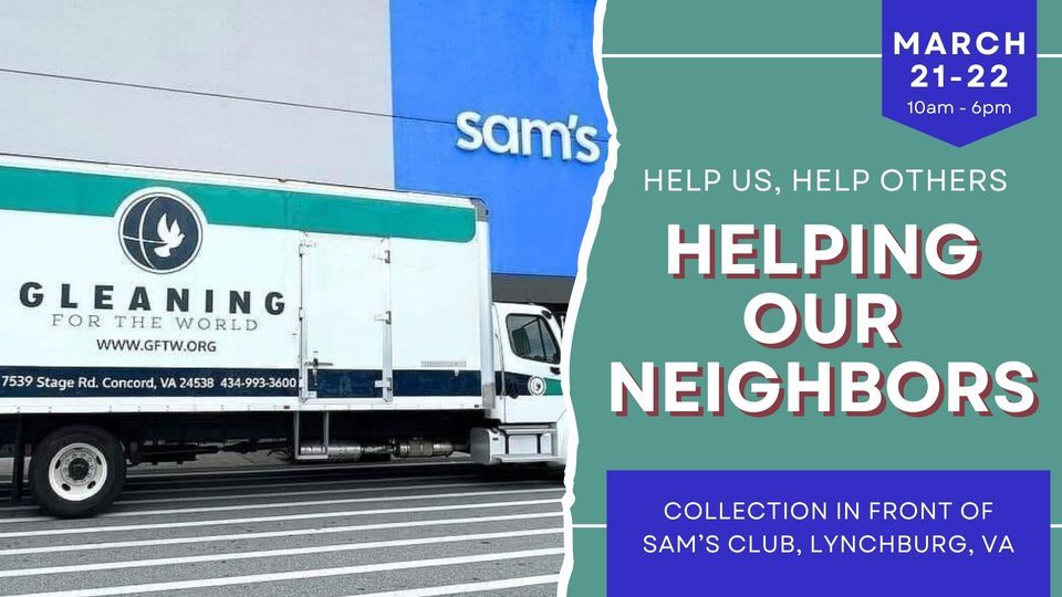 Helping Our Neighbors Collection, Sam's Club (3912 Wards Rd, Lynchburg