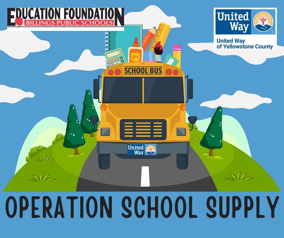 Operation School Supply Drop Off Day, United Way of Yellowstone County