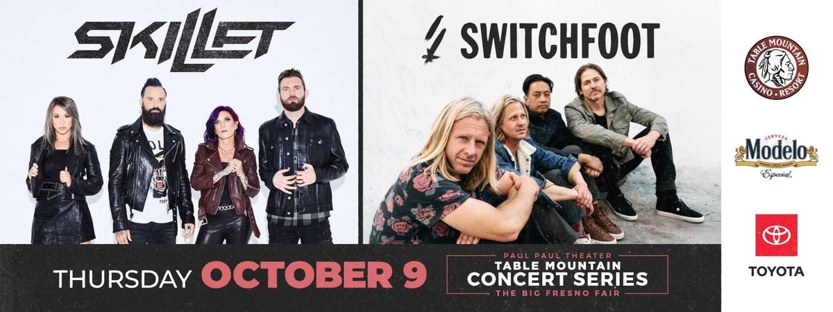Big Fresno Fair: Skillet & Switchfoot, 10 October | Event in Fresno | AllEvents