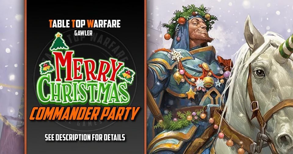 [GAWLER] Magic the Gathering Christmas Break Casual Commander, Table