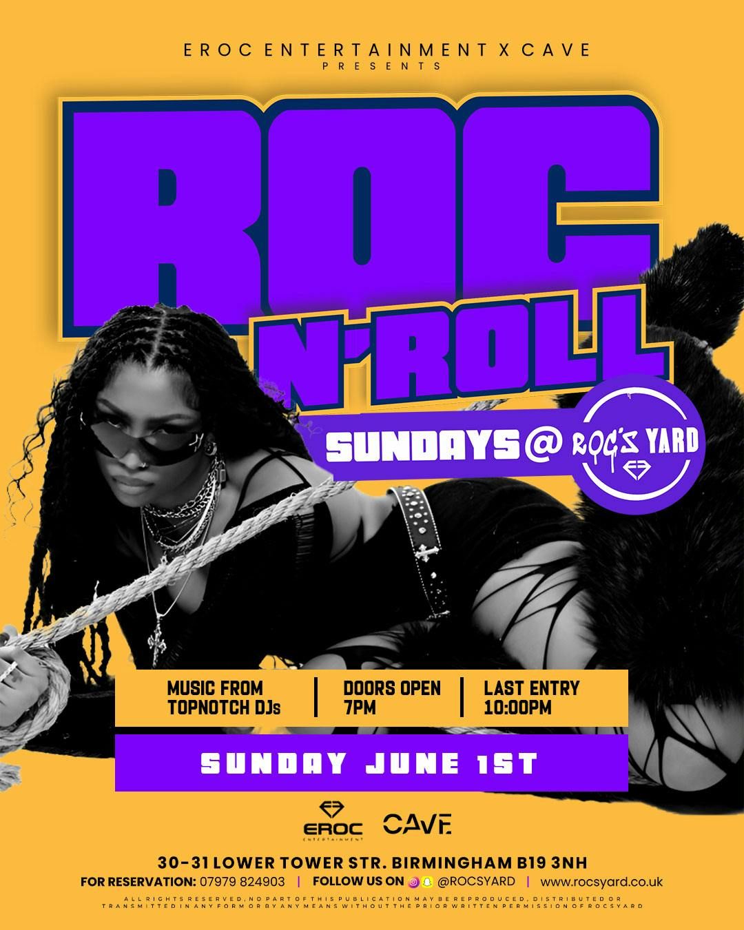 ROC N’ ROLL SUNDAY 📽️ | Event in Birmingham | AllEvents