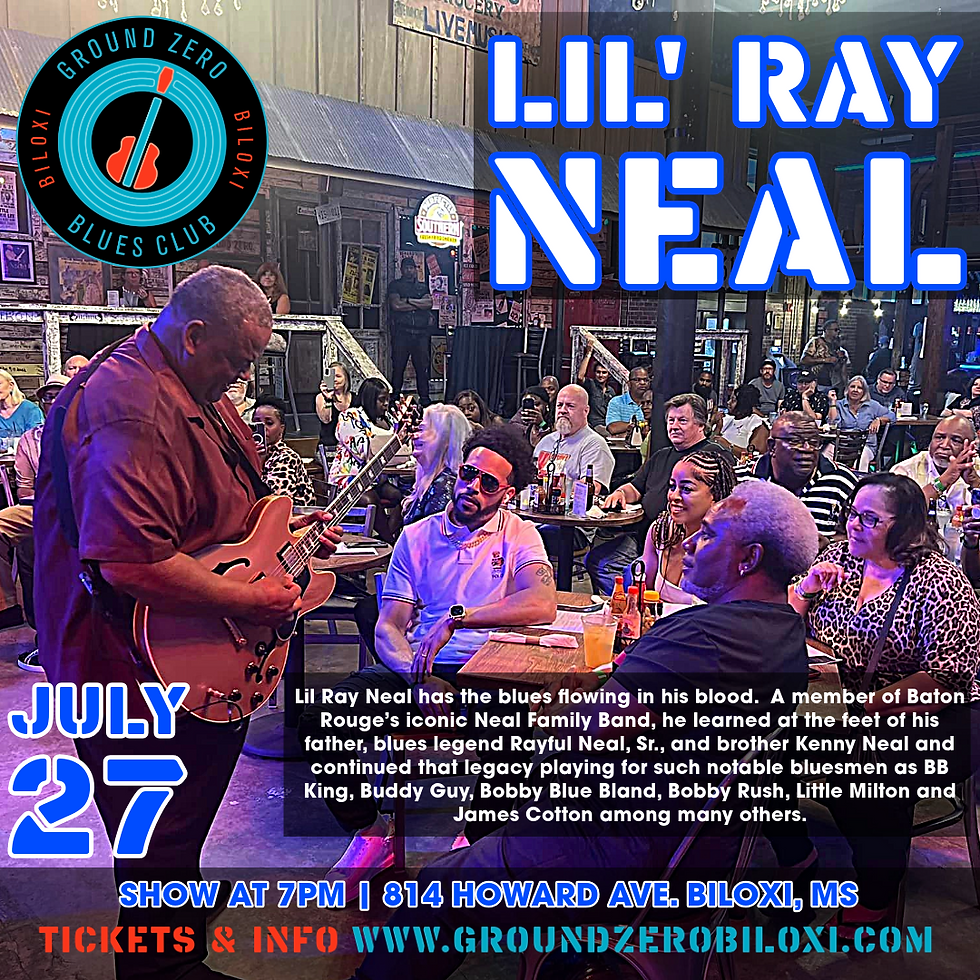 Kenny Neal at Jimmys Jazz and Blues Club, 13 July | Event in Portsmouth | AllEvents