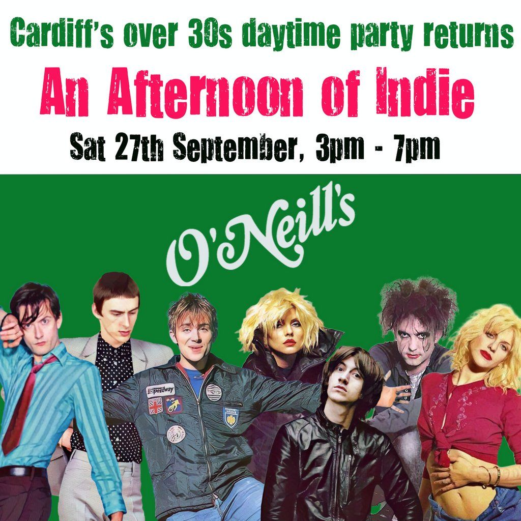 An Afternoon of Indie: CARDIFF (over 30s only), 3pm-7pm, 27 September | Event in Cardiff | AllEvents