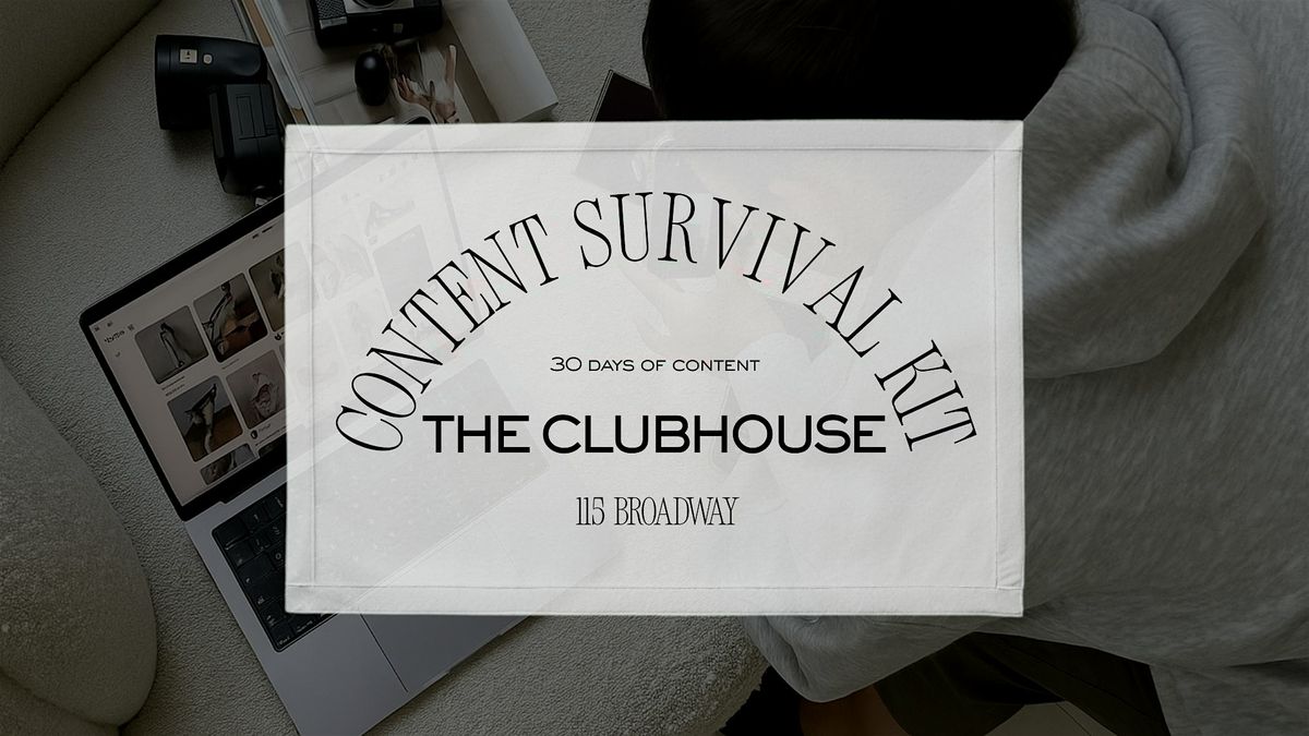 Content Survival Kit: 30 Days of Content in One Shoot | Event in Newburgh | AllEvents