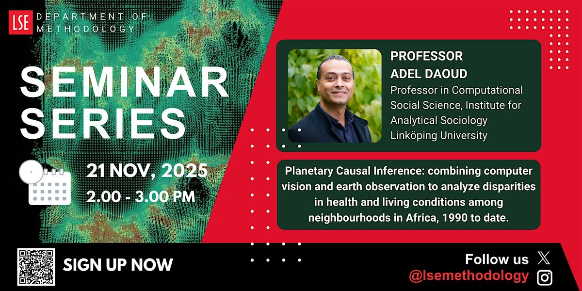 Department of Methodology Seminar Series, 21 November | Event in London | AllEvents