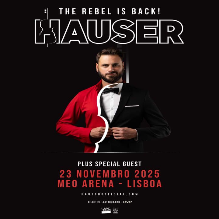 Hauser no Meo Arena, Lisboa 2025 in Lisboa, 23 November | Event in Lisboa | AllEvents