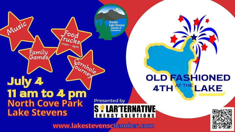 Old Fashioned 4th at the Lake, North Cove Park, Lake Stevens, 4 July