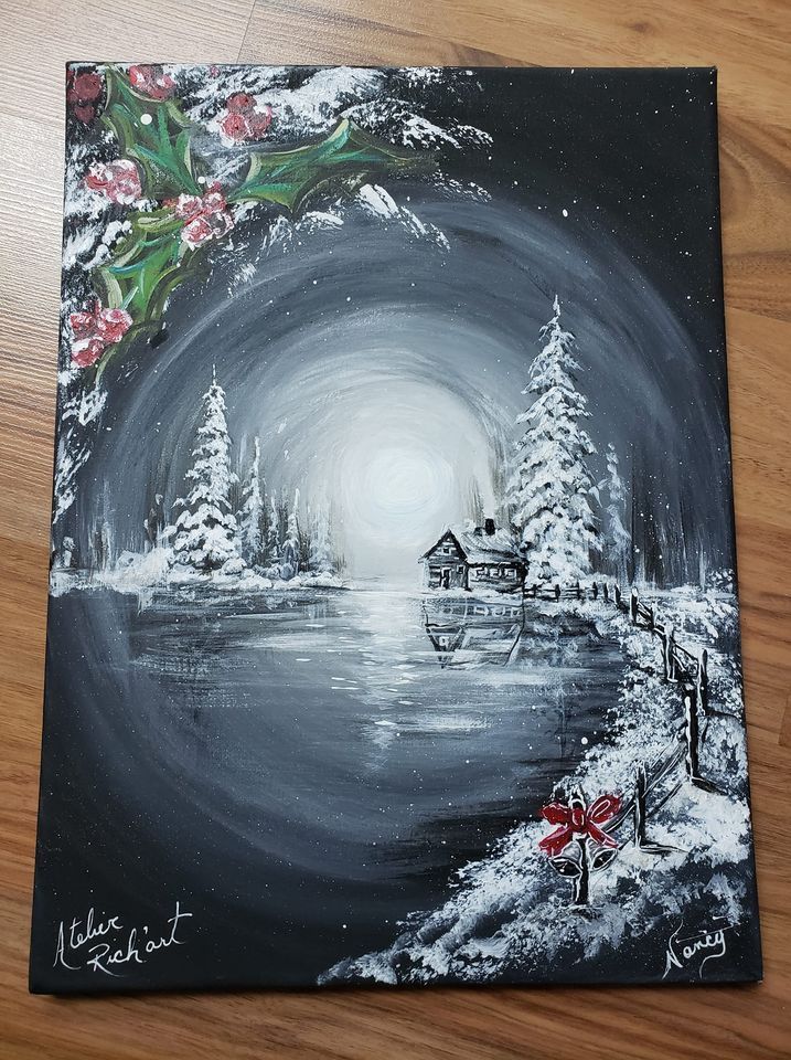 Chalet en hiver, Rue StJeansurRichelieu, QC J3B, Canada