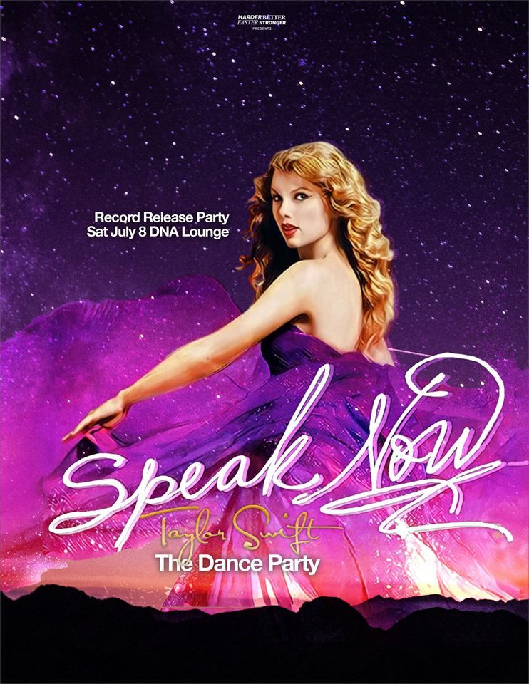 SPEAK NOW TAYLOR SWIFT RECORD RELEASE PARTY DNA Lounge San Francisco