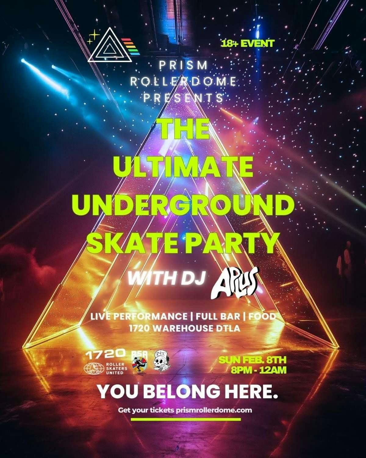 Prism: An Underground Rollerdome, 7 February | Event in Los Angeles | AllEvents