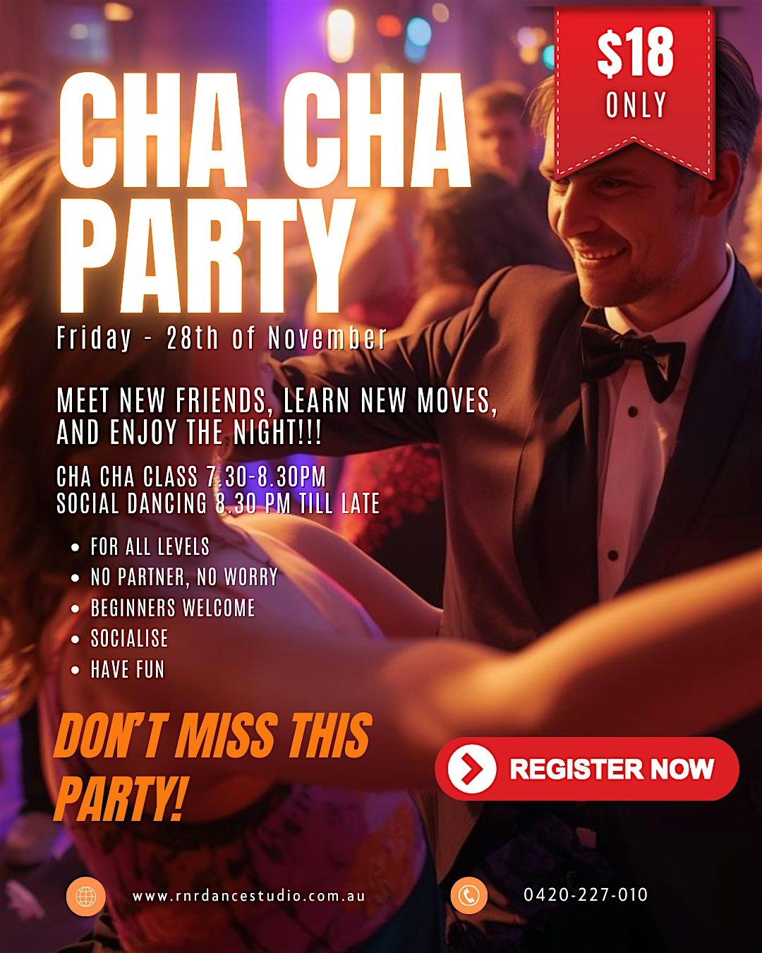 Cha Cha Party, 28 November | Event in Salisbury | AllEvents