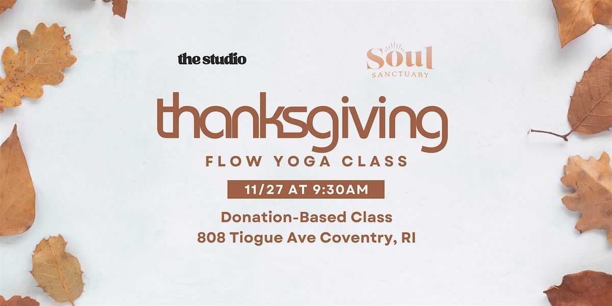 Thanksgiving Flow, 27 November | Event in Coventry | AllEvents