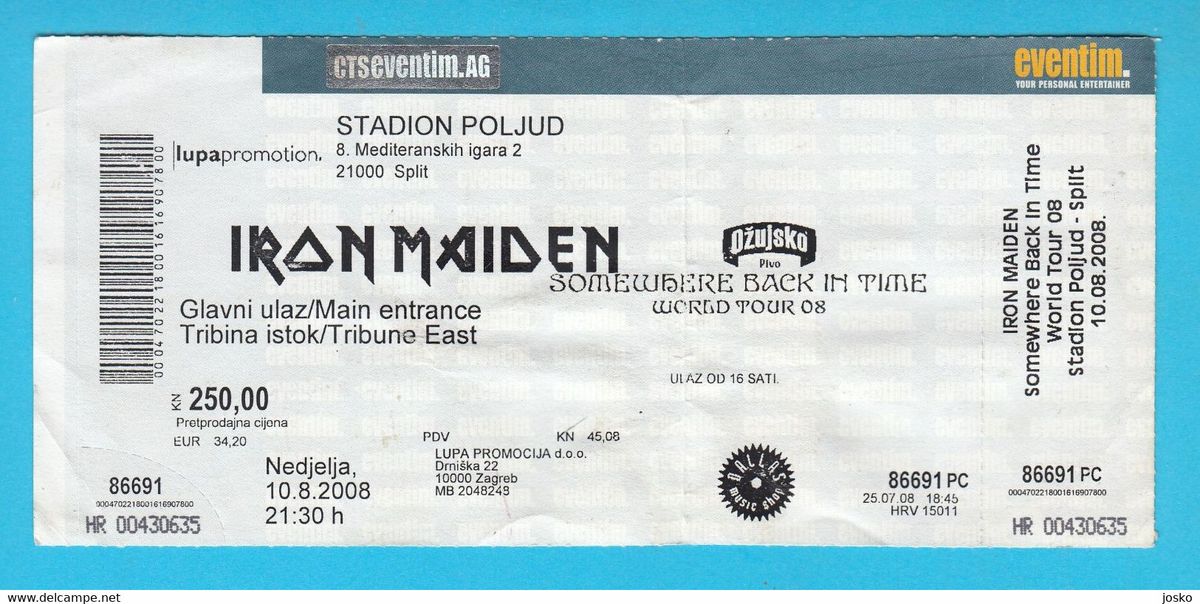 Iron Maiden Lisbon Tickets, 6 July | Event in Lisboa | AllEvents