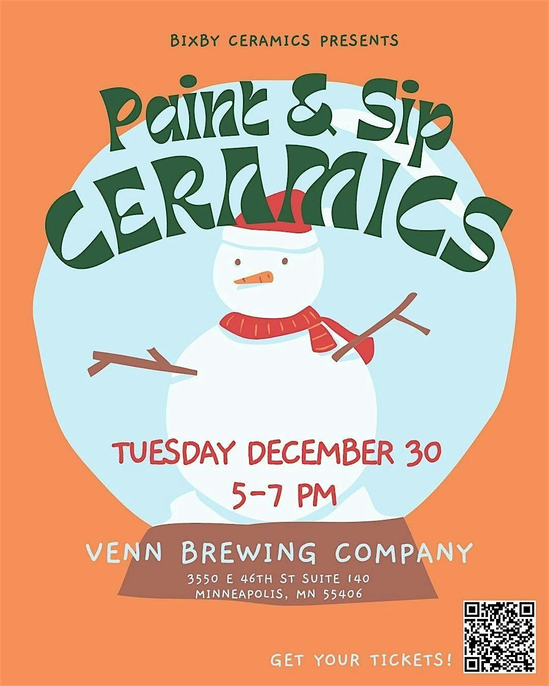 Paint and Sip Ceramics:  Mugs, 30 December | Event in Minneapolis | AllEvents