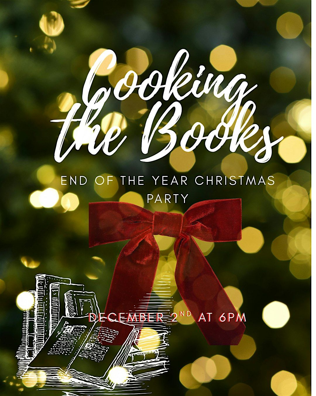 Cooking the Books: End-of-Year Christmas Party, 2 December | Event in Tupelo | AllEvents
