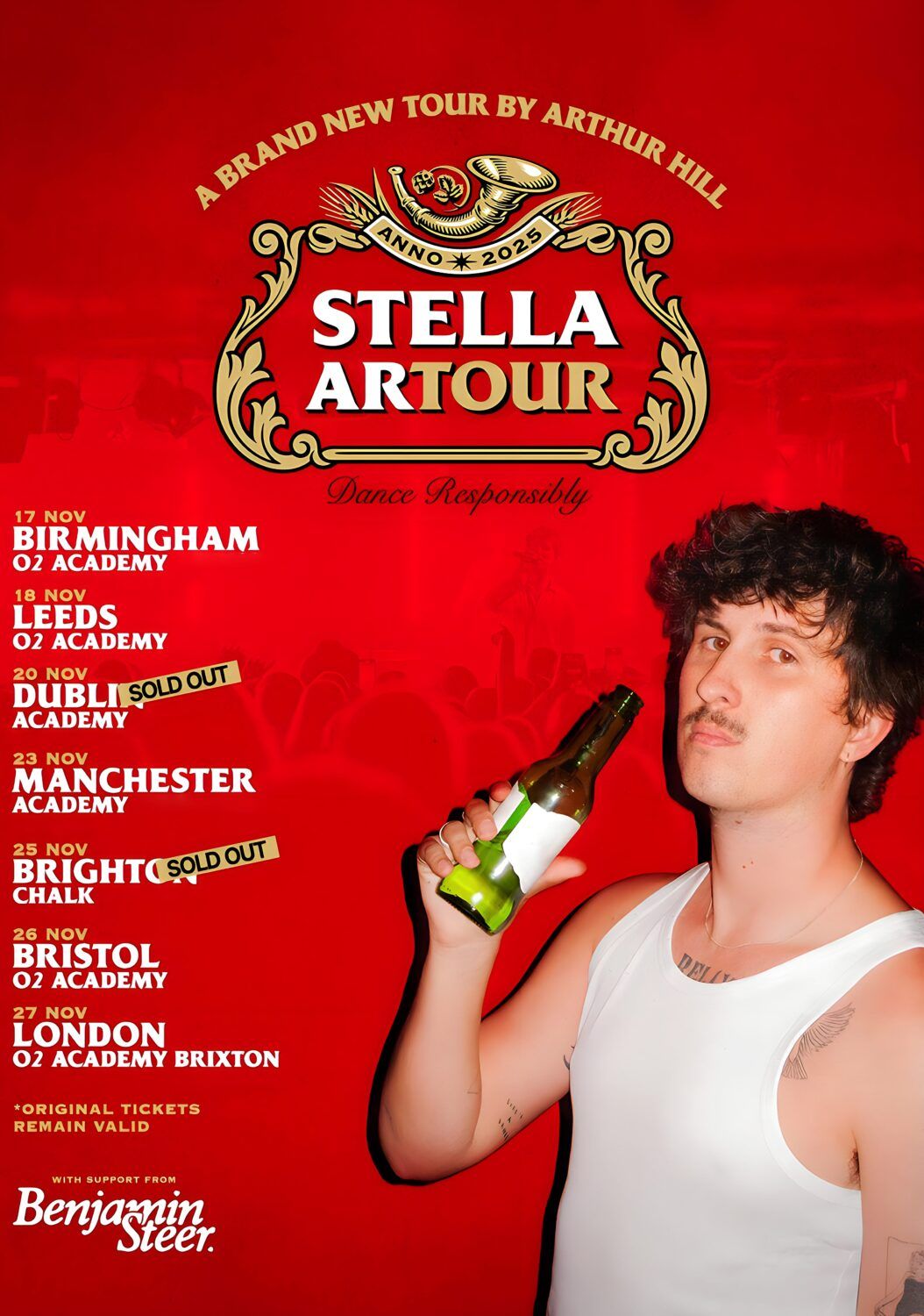 Arthur Hill Bristol Tickets, 26 November | Event in Bristol | AllEvents