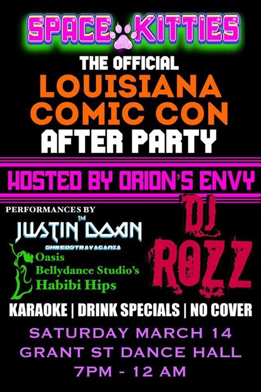 Get Official Louisiana Comic Con After Party At Grant Street Dancehall For iPhone Get Wallpaper Official Louisiana Comic Con After Party At Grant Street Dancehall For Android Free