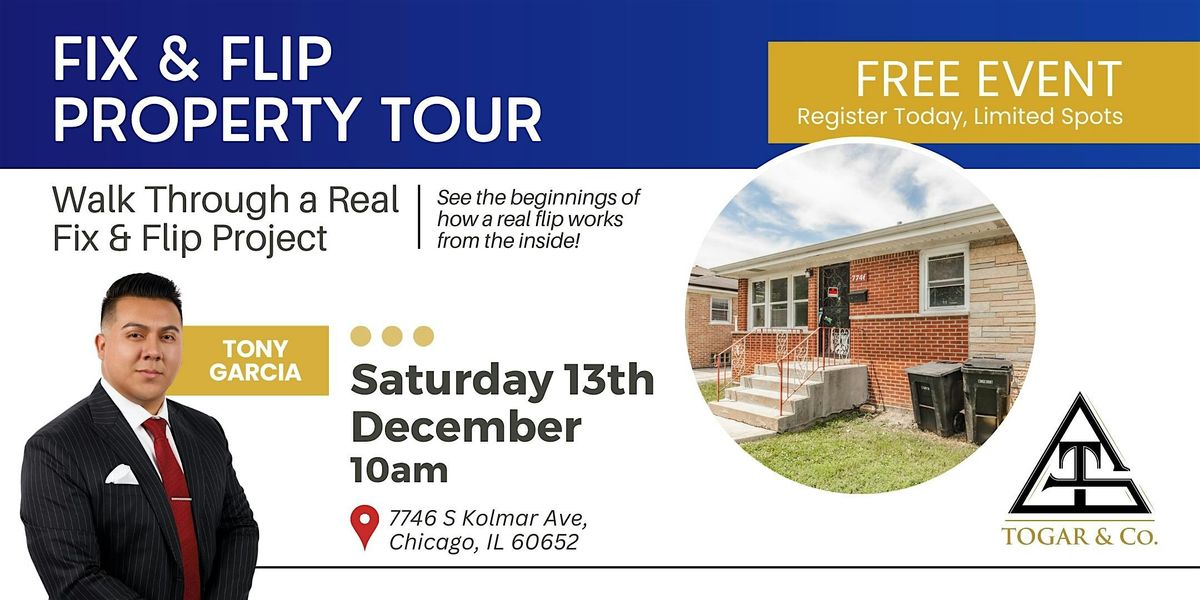 Fix & Flip Property Tour: Walk Through a Real Fix & Flip Project!, 13 December | Event in Chicago