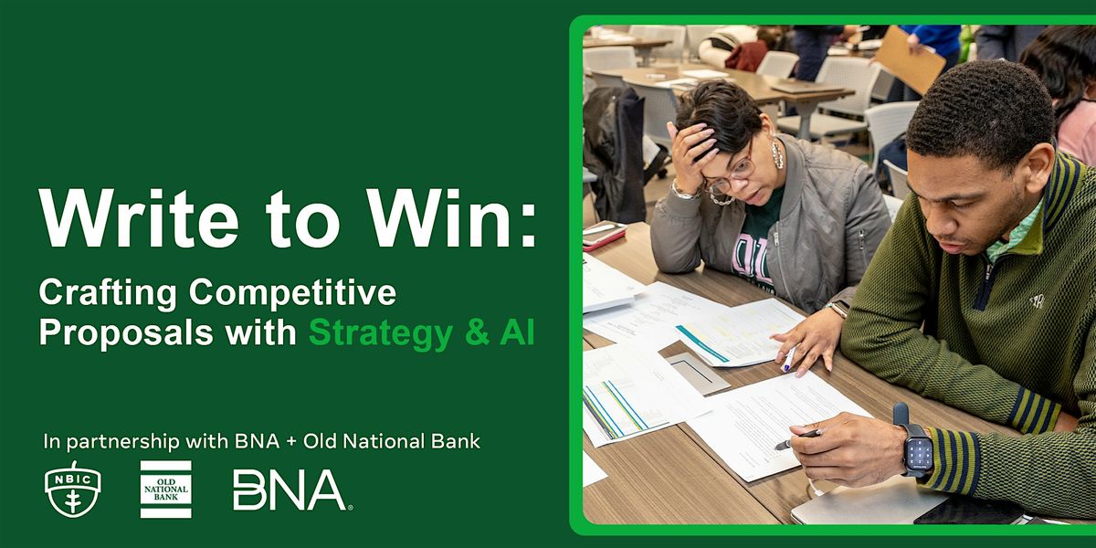 Write to Win: Crafting Competitive Proposals with Strategy & AI, 13 January | Event in Nashville | AllEvents