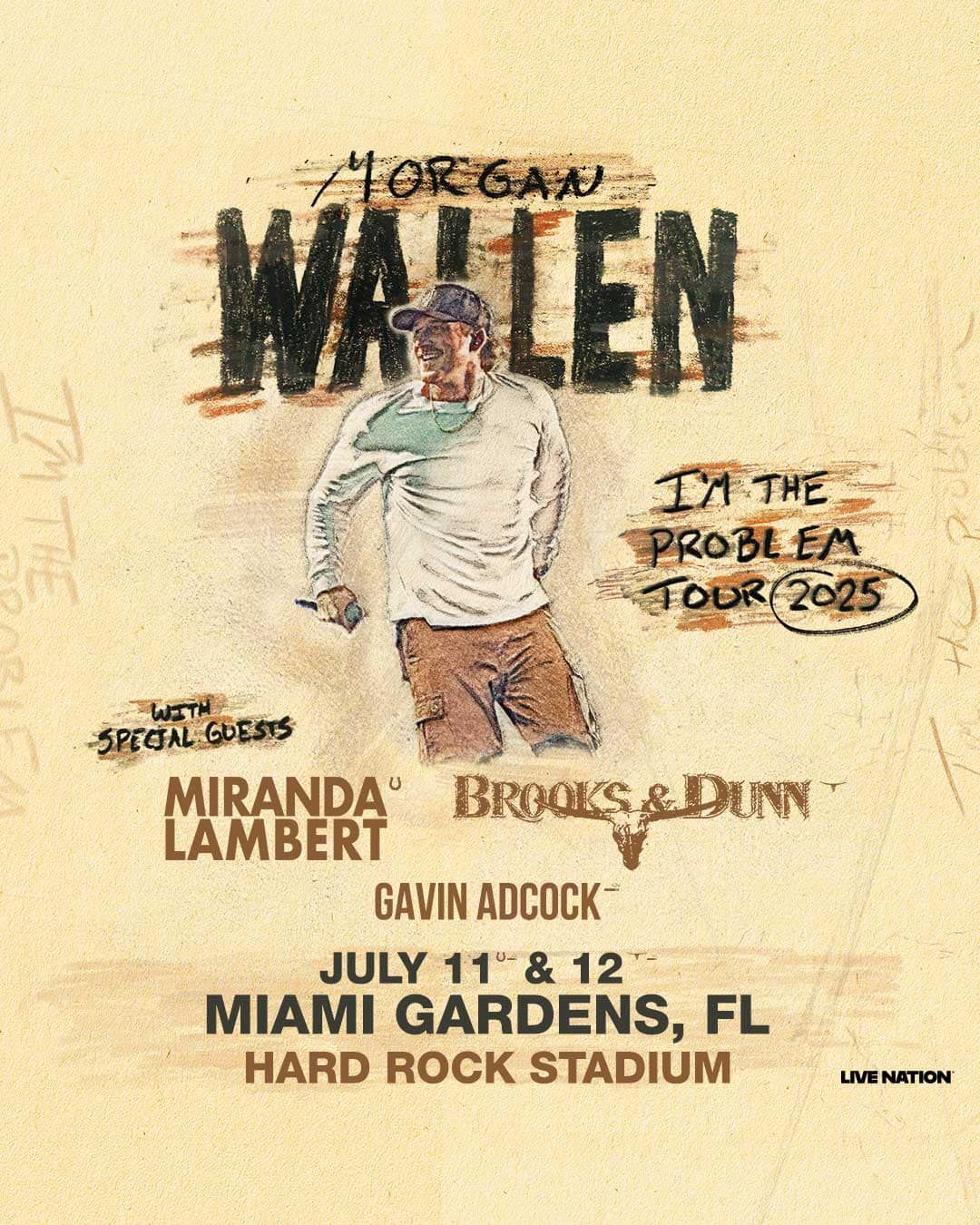 Morgan Wallen  Gavin Adcock & Miranda Lambert, 3 September | Event in Toronto | AllEvents