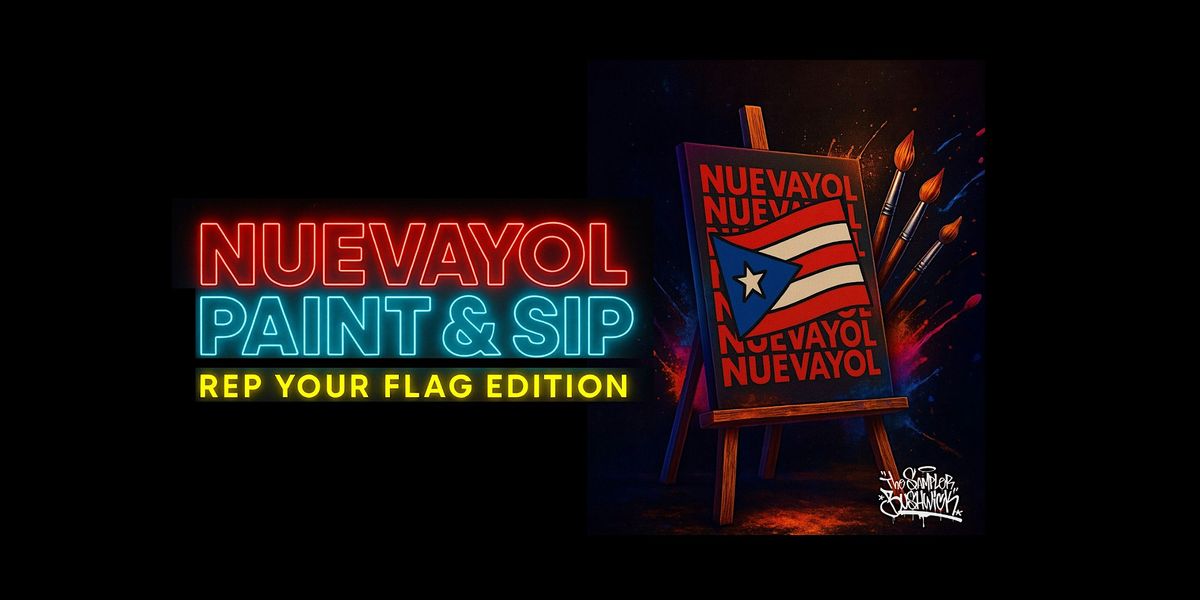 Paint & Sip Nuevayol: Rep Your Flag Edition, 4 December | Event in Brooklyn | AllEvents