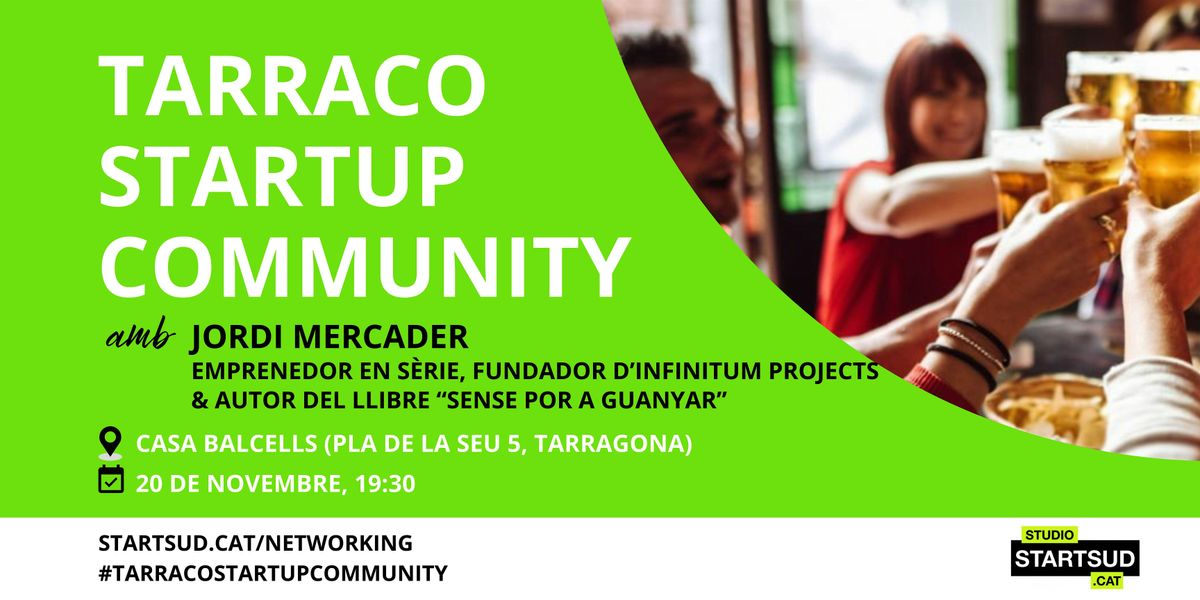Tarraco Startup Community NOV 2025, 20 November | Event in Tarragona | AllEvents