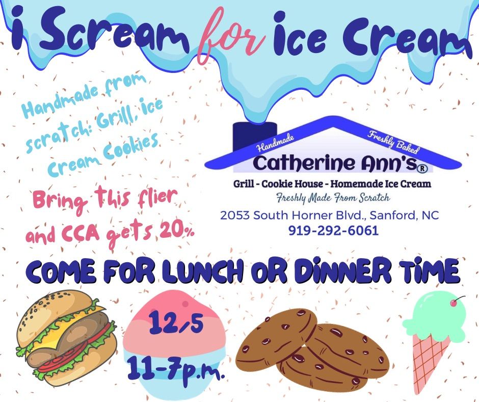 Central Carolina Academy Spirit Fundraiser at Catherine Ann’s, Catherine Ann's Grill Cookie