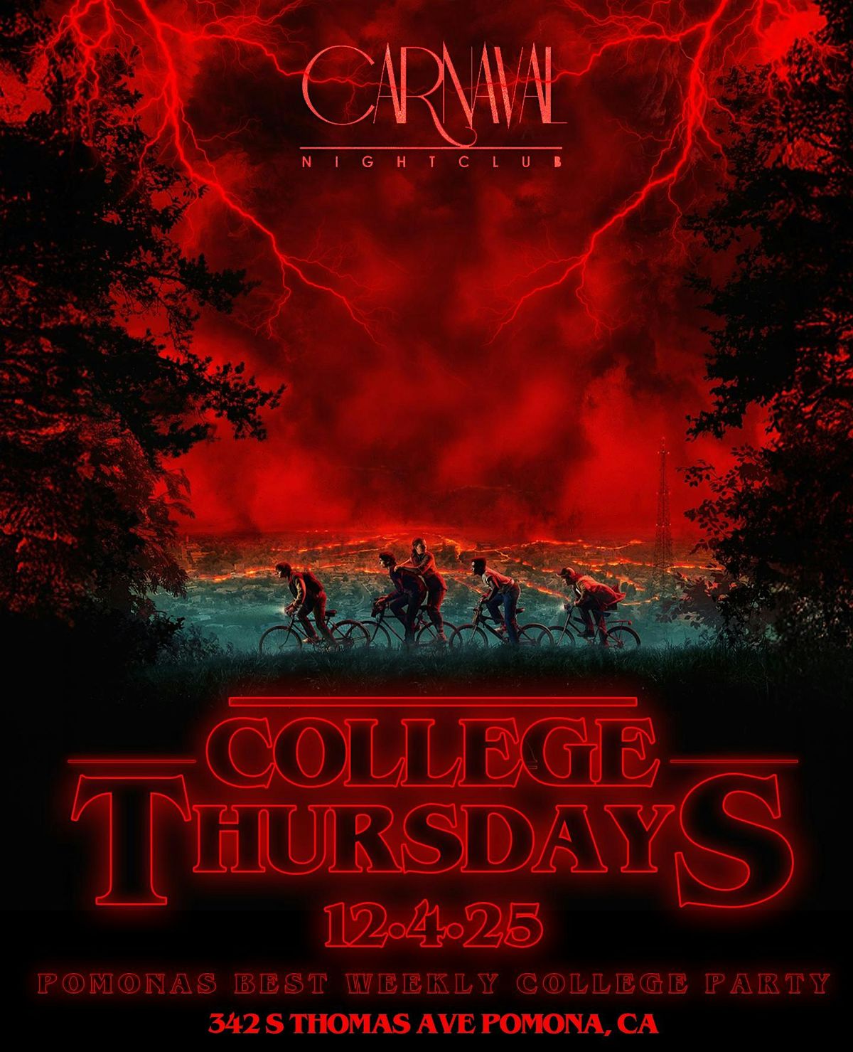 Carnaval Thursdays : COLLEGE THURSDAYS, 4 December | Event in Pomona | AllEvents