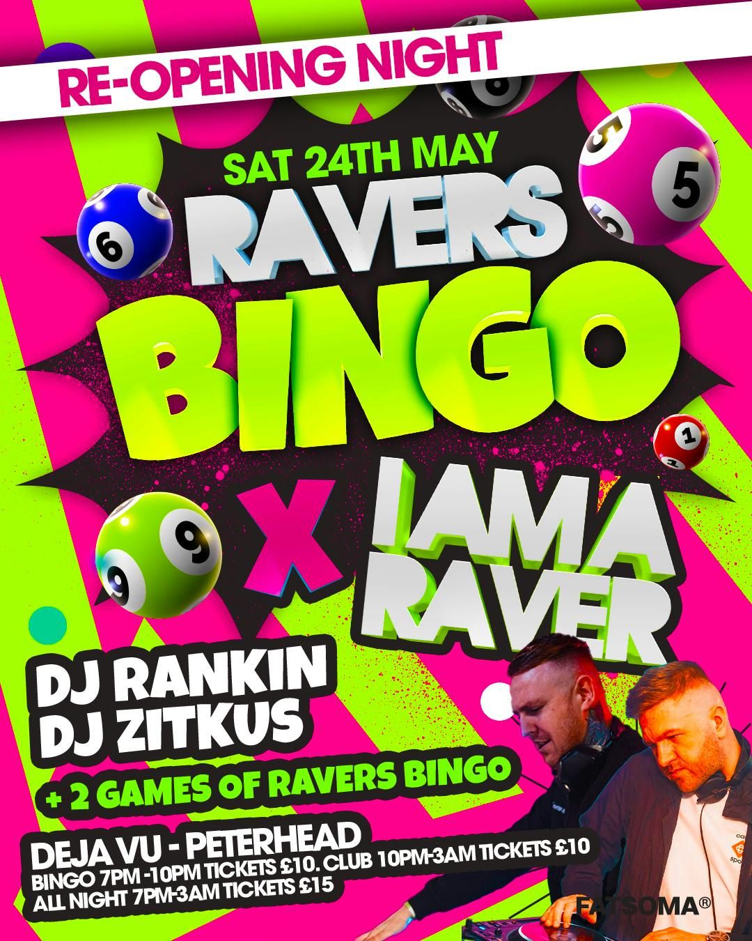 RAVERS BINGO X I AM A RAVER, 24 May | Event in Peterhead | AllEvents