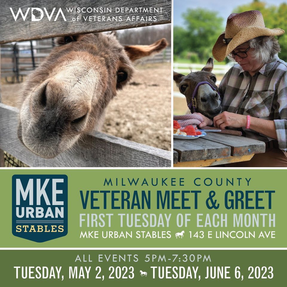 Milwaukee County Veteran Meet & Greet, MKE Urban Stables, Milwaukee